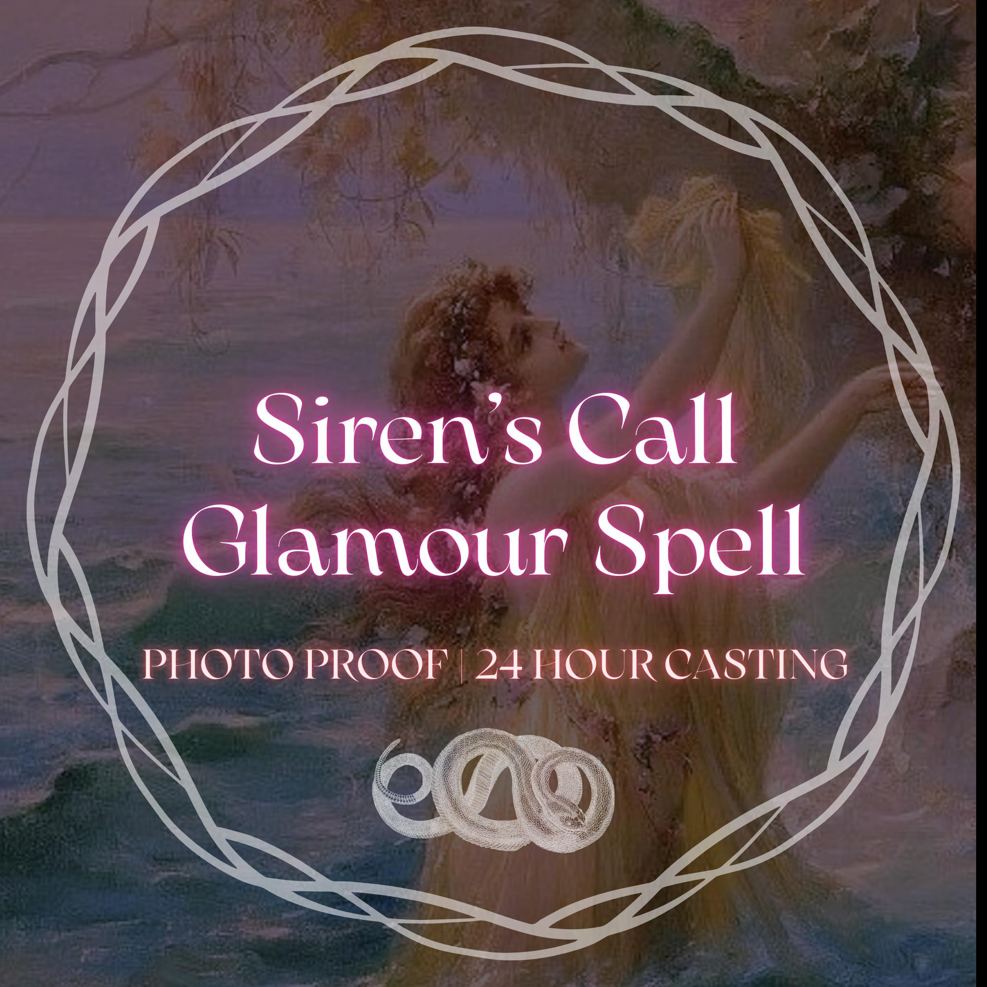 Siren’s Call Spell | Custom Aphrodite Glamour, Beauty, Attraction, Seduction, Confidence Spellcasting Service