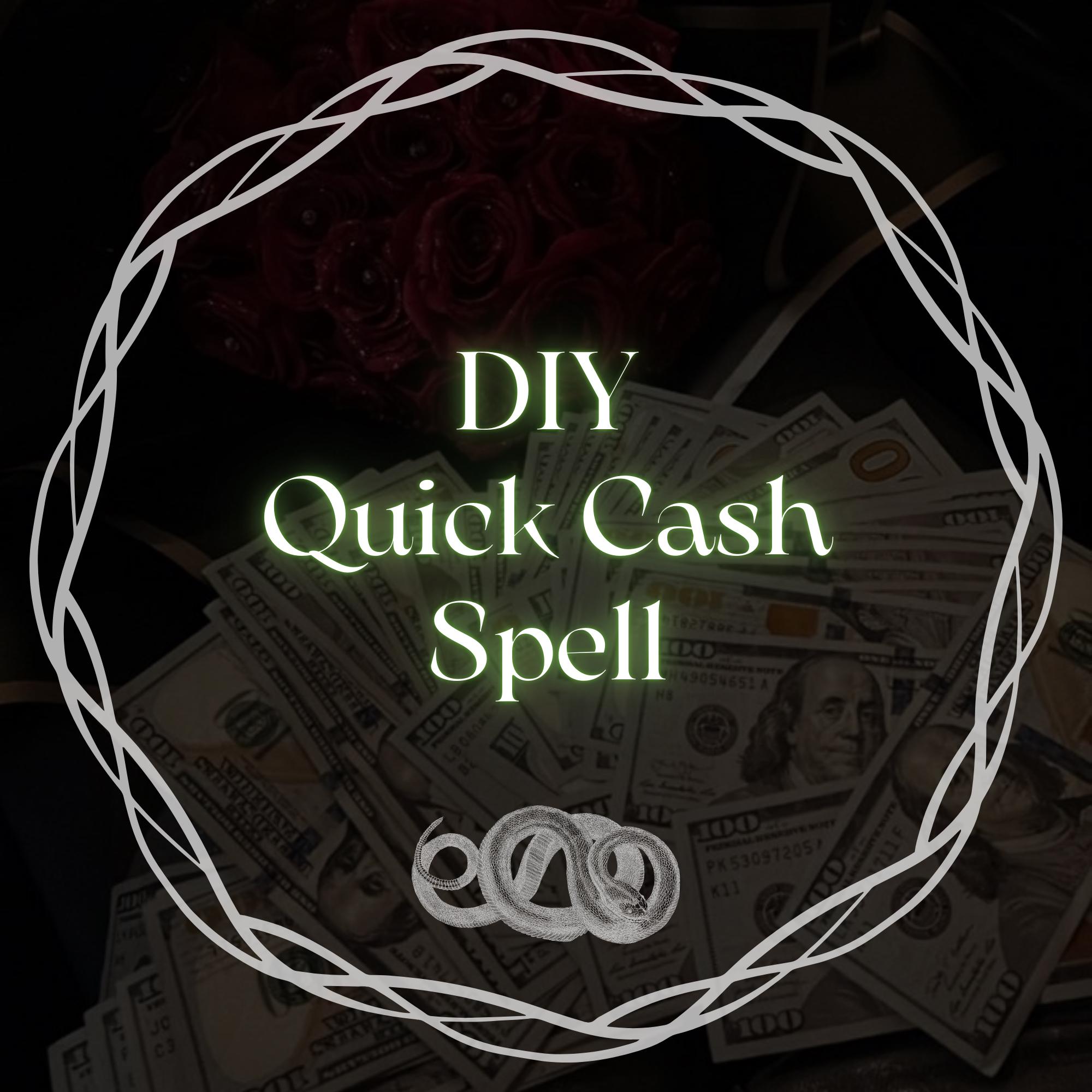 DIY Quick Cash Spell | Beginner-friendly spell for Fast Money, Wealth, Luck