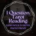 SAME HOUR 1 Question Tarot In-Depth Intuitive Reading (Love, Career, School, Reconciliation, General Situation)